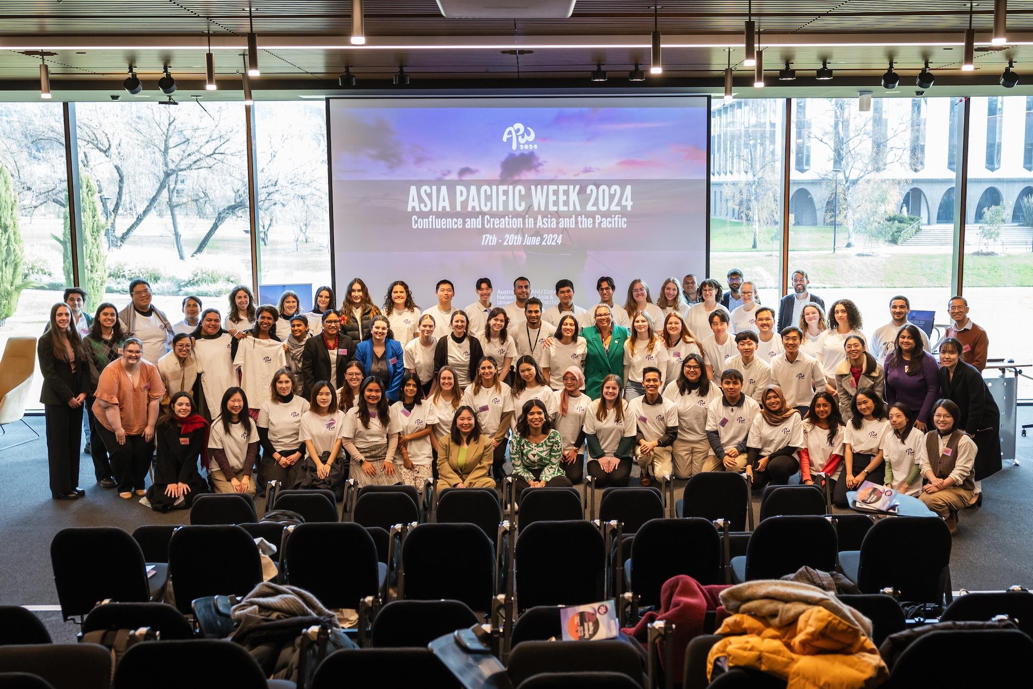 The 2024 Asia Pacific Week delegation. Image by Luka Vertessy, ANU College of Asia and the Pacific