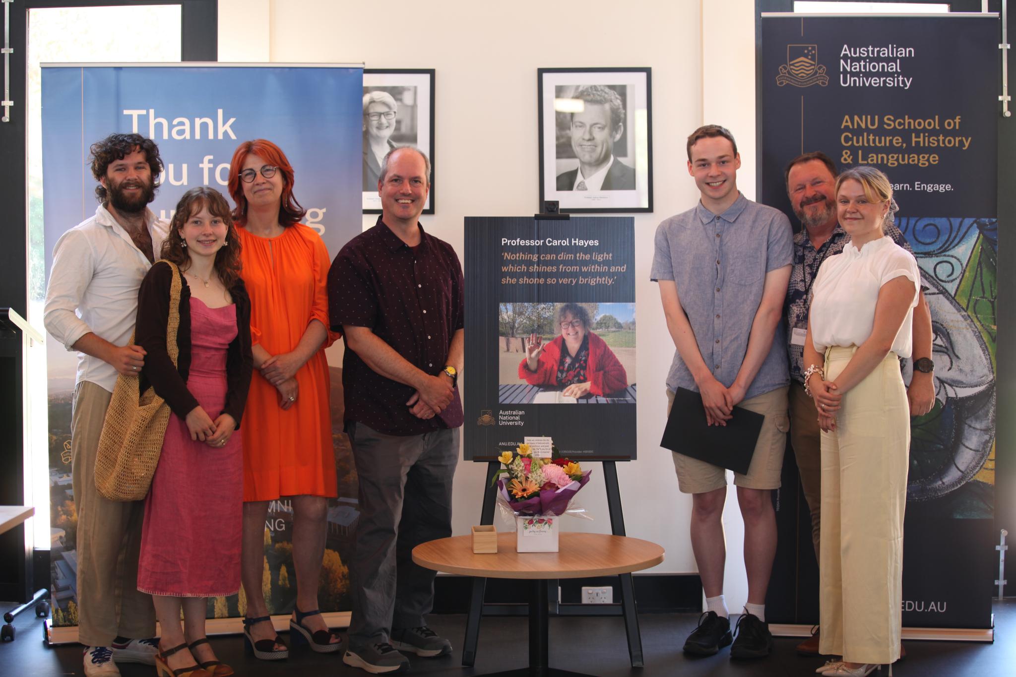 Award Recipient William Loughton at the Inaugural Carol Hayes Memorial Prize 2024