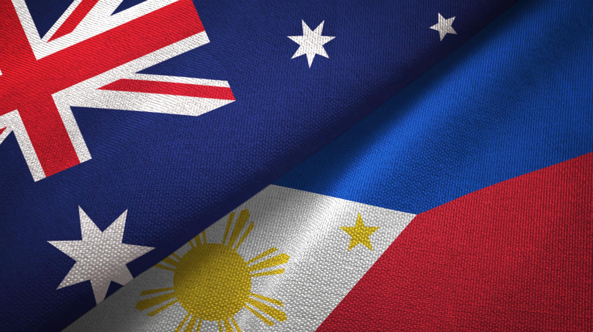 Australian Flag and Philippine Flag