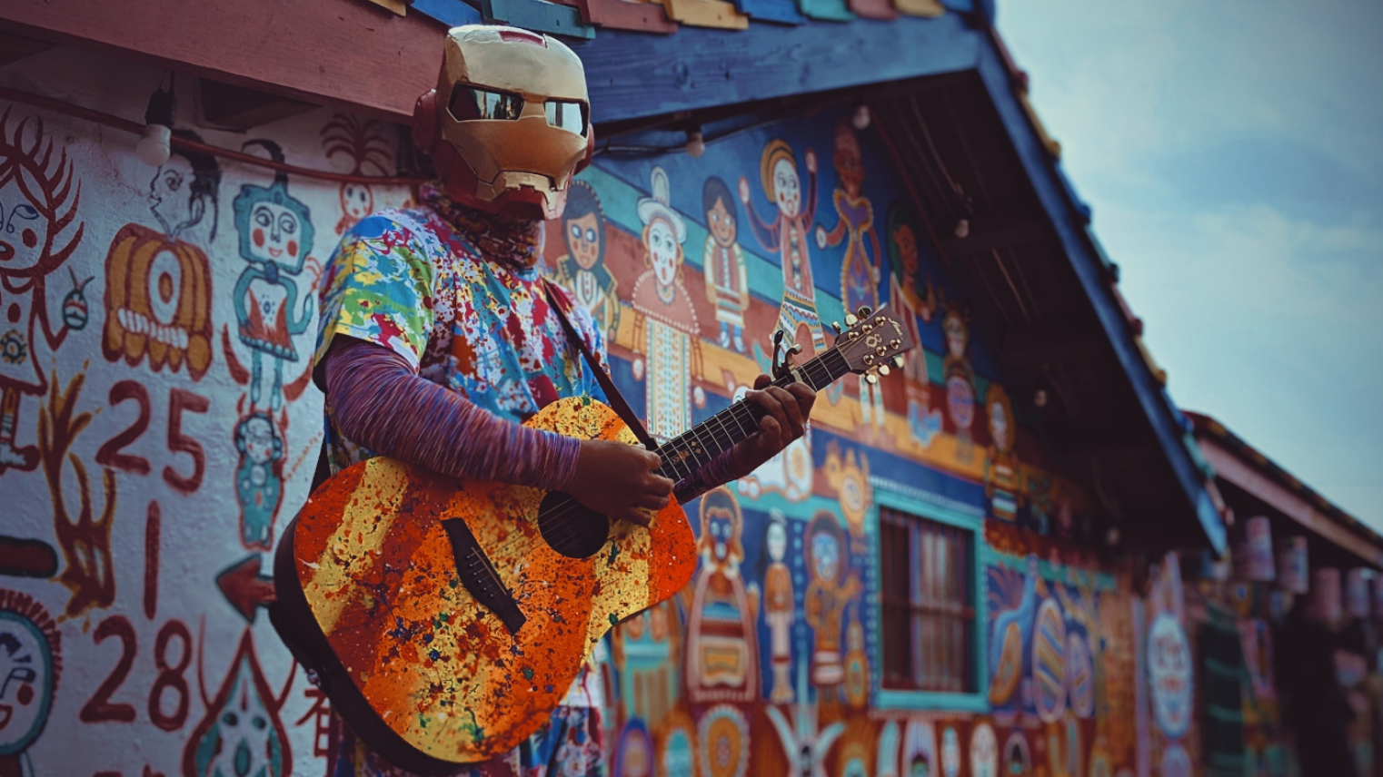 Taiwanese street musician