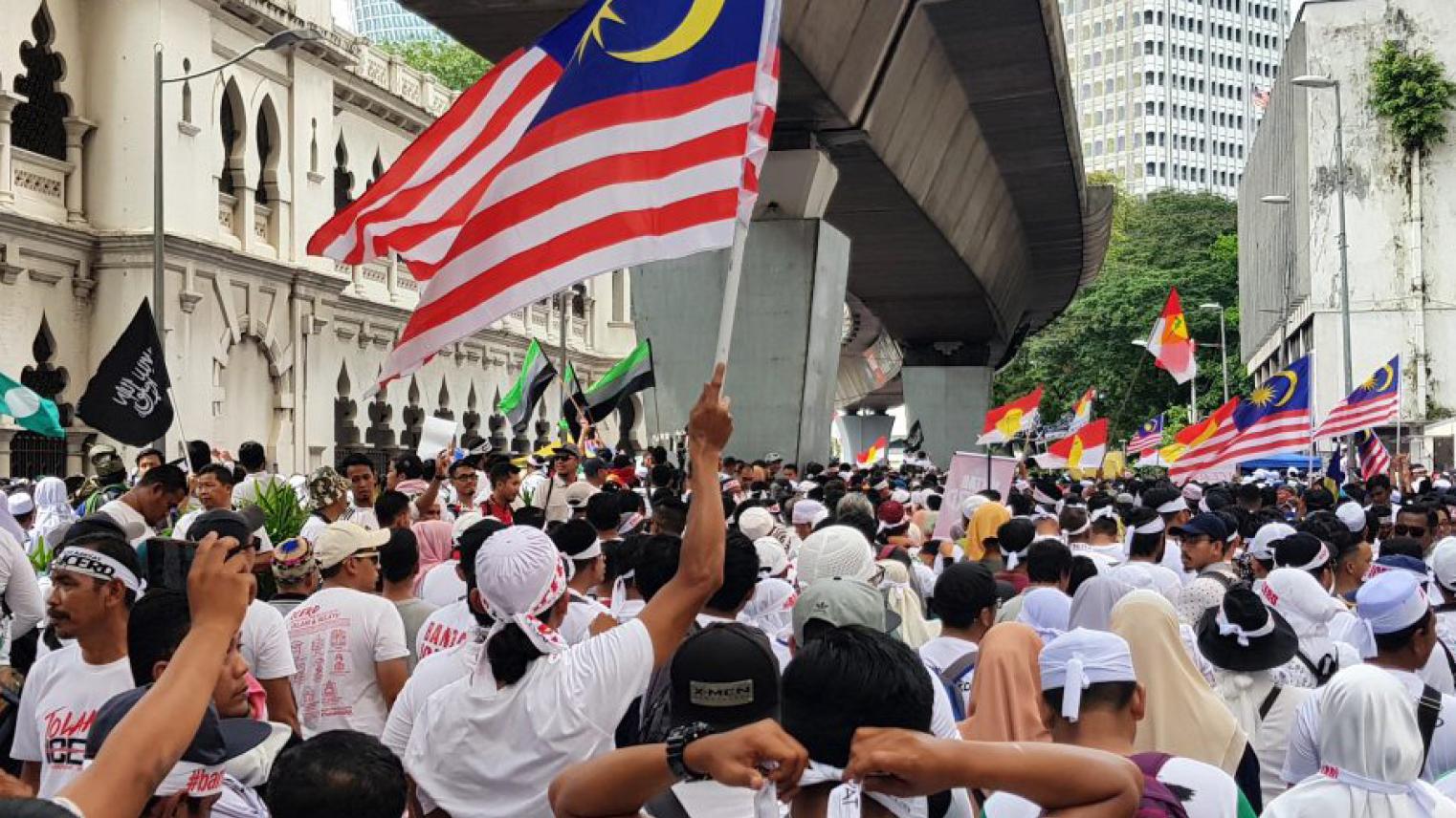 Political campaign scene in Malaysia by Hew Wai Weng