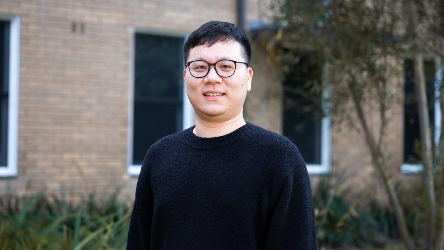 PhD candidate Huade Huang.